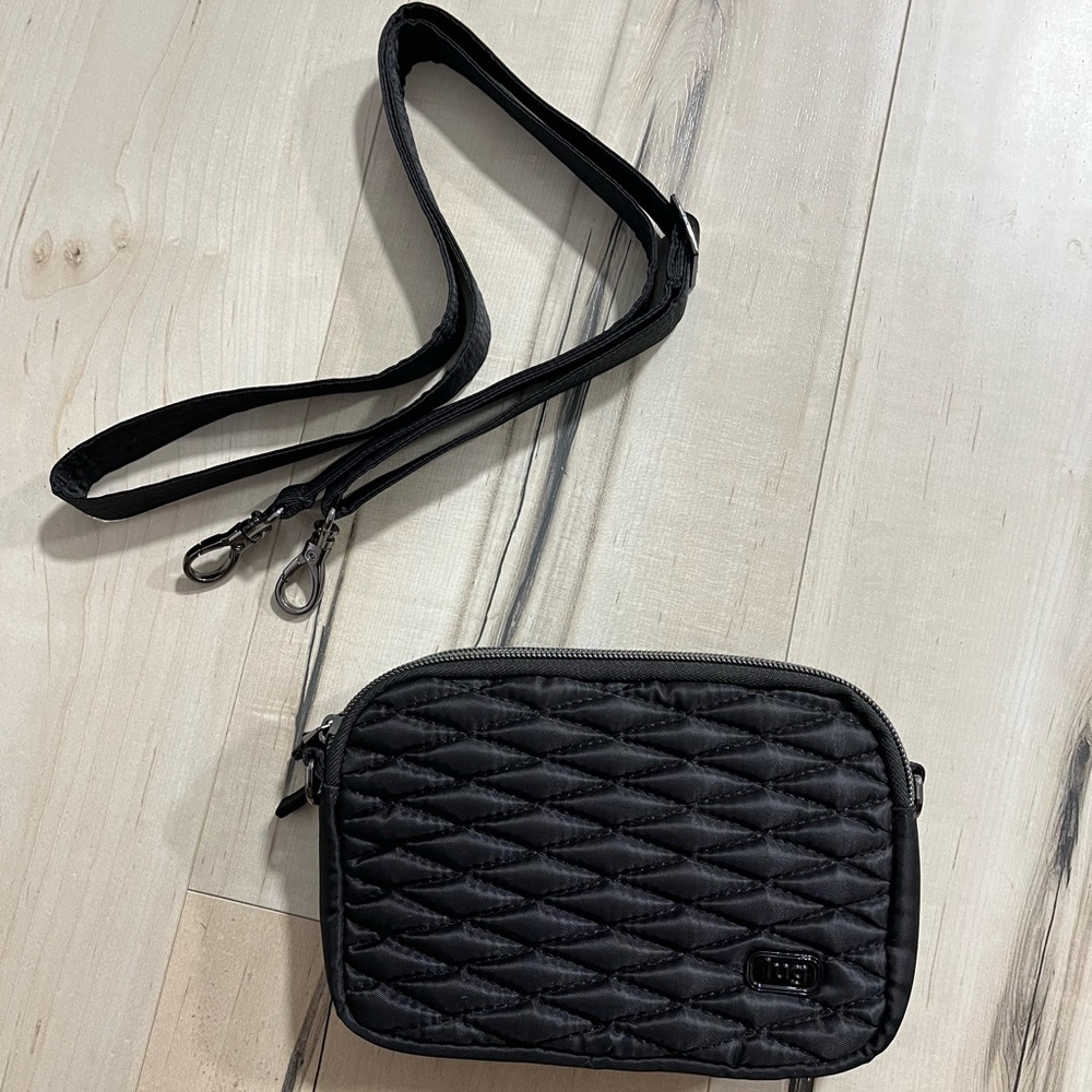 LUG - Coupe Convertible Crossbody Bag, Black